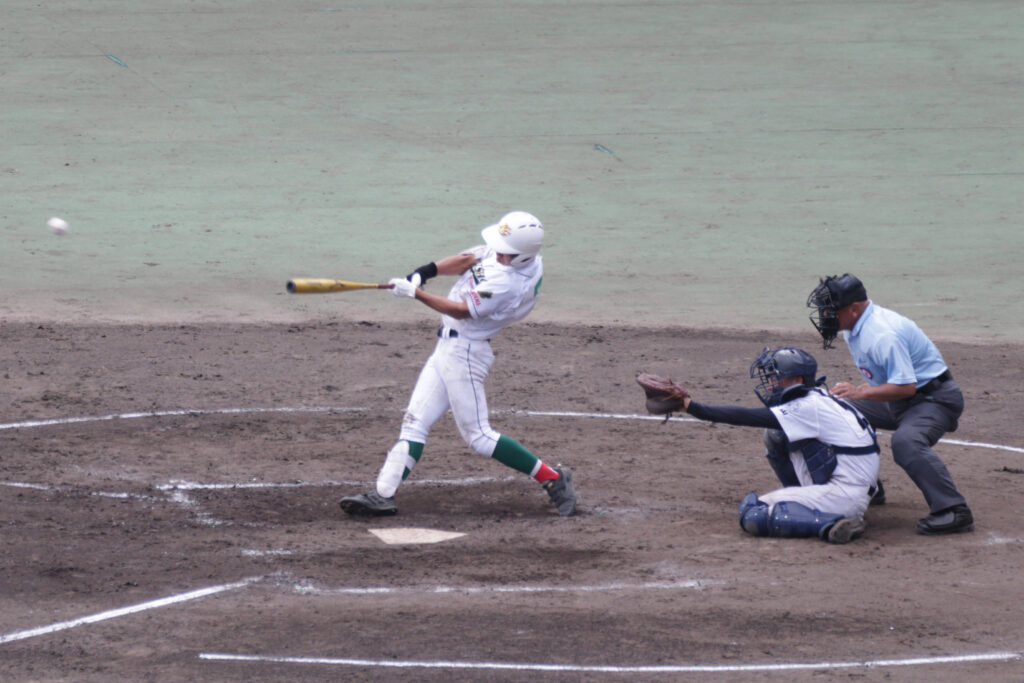 野球部　初戦突破！