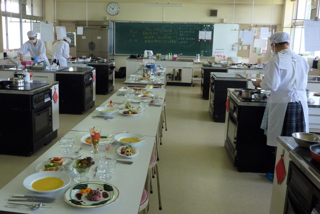 食物コース 食物調理検定を受験しました。