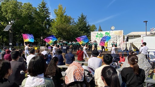 吹奏楽部 地域のイベントや保育園などで演奏を披露しました