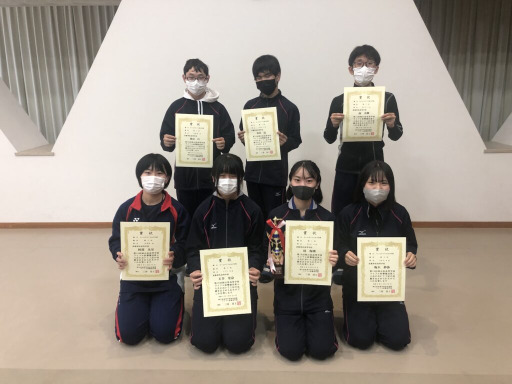 ライフル射撃部新人戦　優勝！