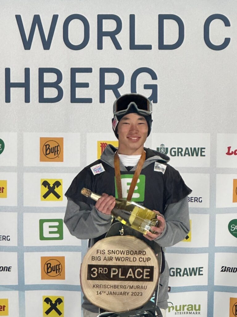 スノーボード　ワールドカップに出場！