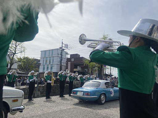 吹奏楽部が地元イベントで演奏しました