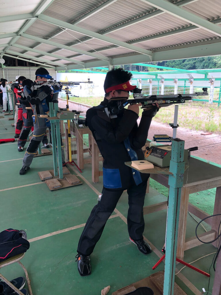 ライフル射撃部　特別国体岡山県予選会で県代表　中国大会出場決定