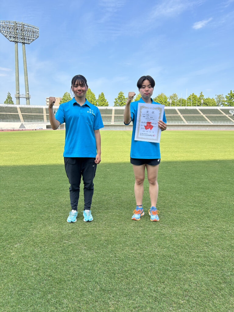 陸上競技部 中国総体出場決定