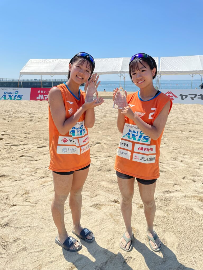 バレー部 ビーチバレー 全国準優勝