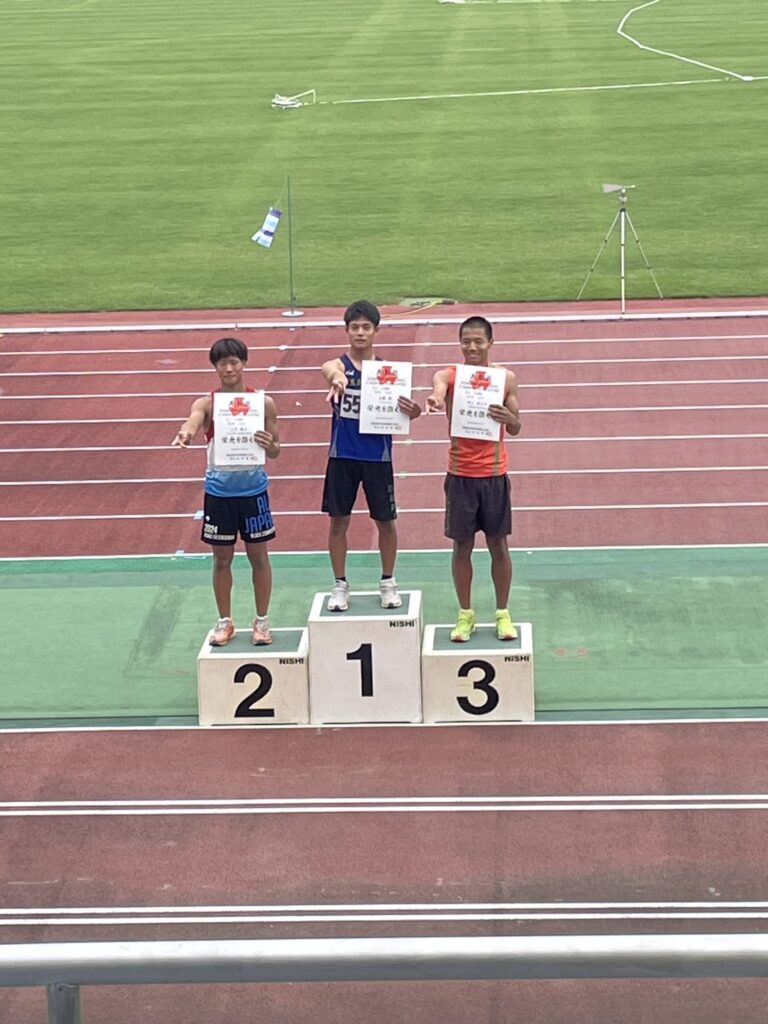 陸上競技部 3位入賞