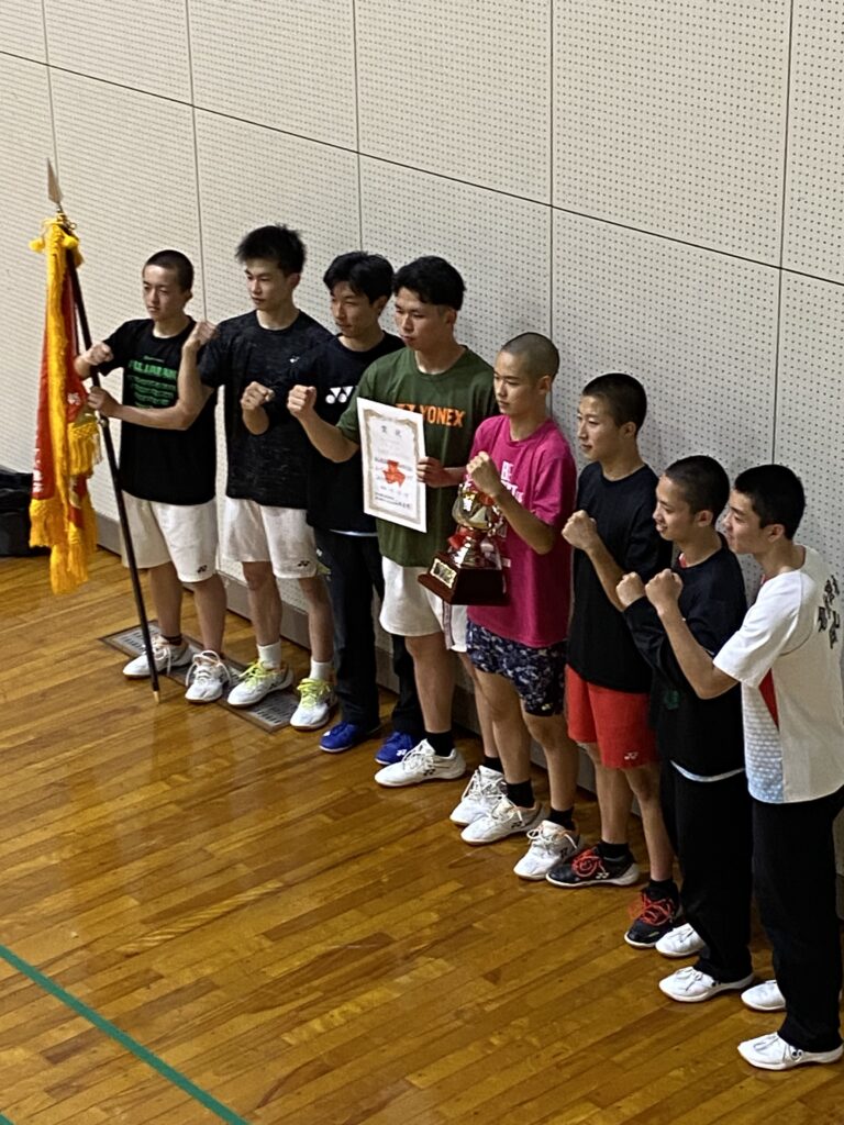 男子バド部 インターハイ出場決定