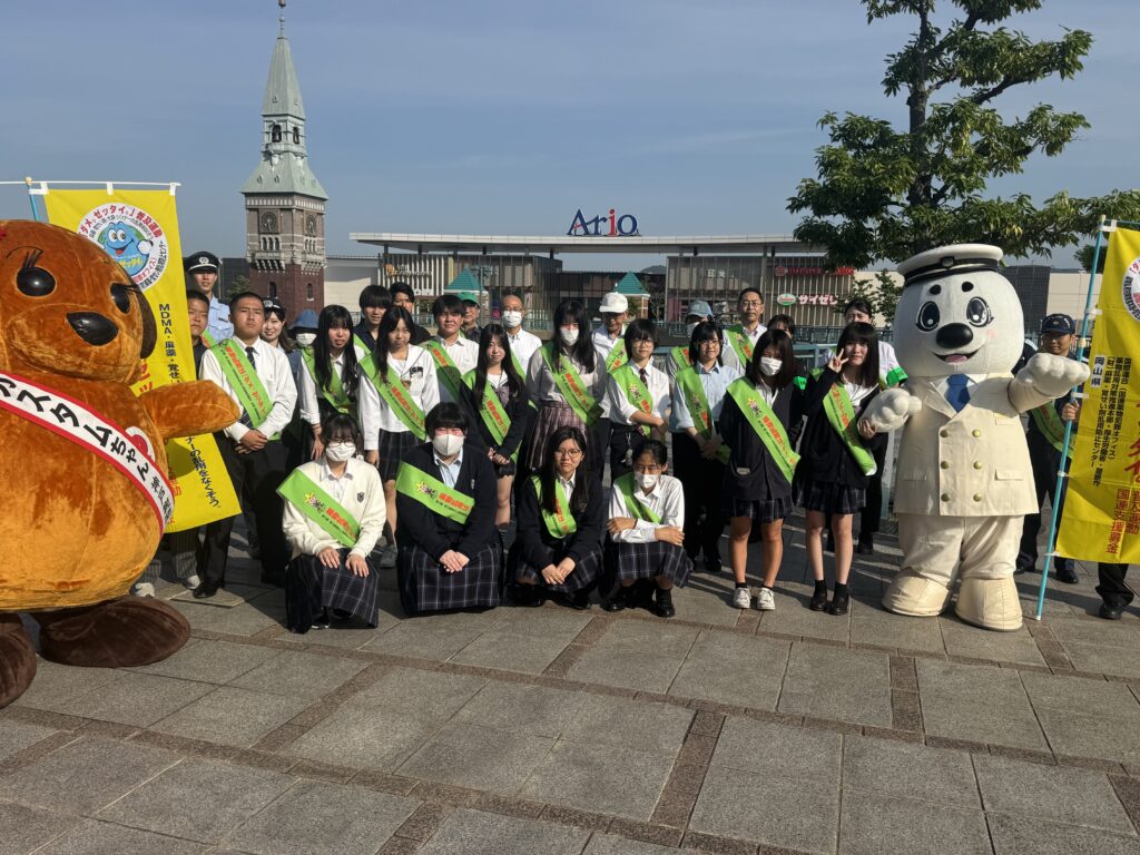 街頭ボランティア参加