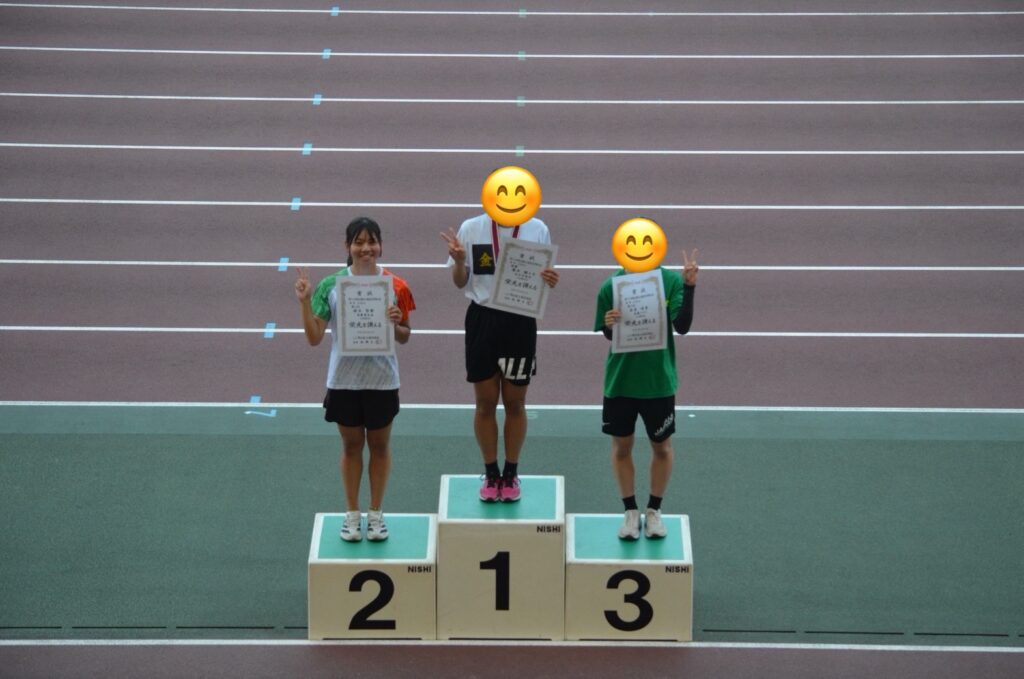 陸上競技部 岡山県選手権大会入賞