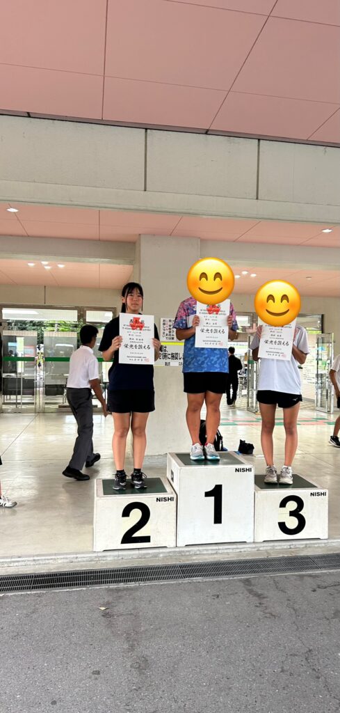 陸上競技部 県新人大会 準優勝