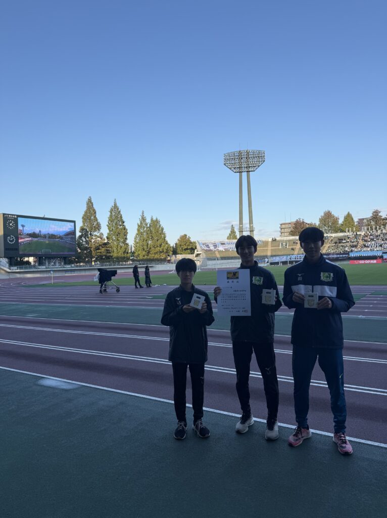 サッカー部 表彰式