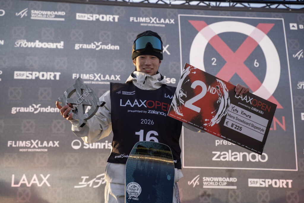 スノーボード 木村悠斗 W杯第2位