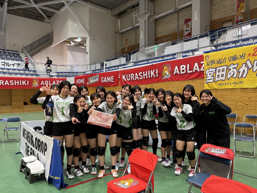 バレー部 アブレイズ前座試合