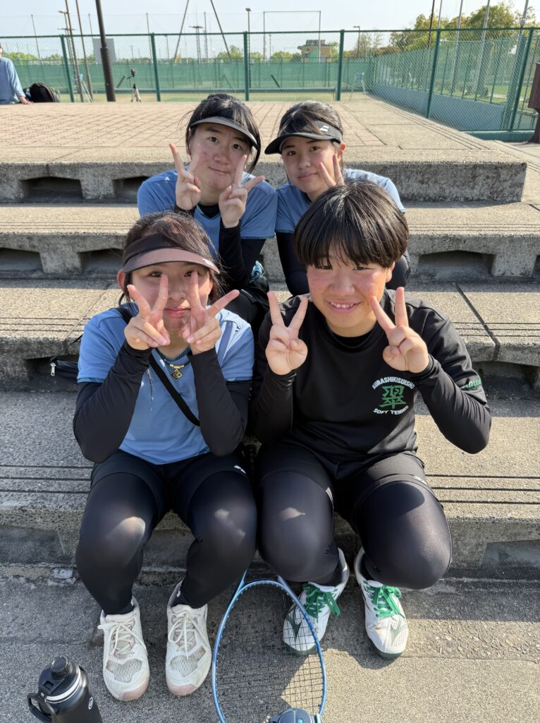 ソフトテニス部女子 県大会へ