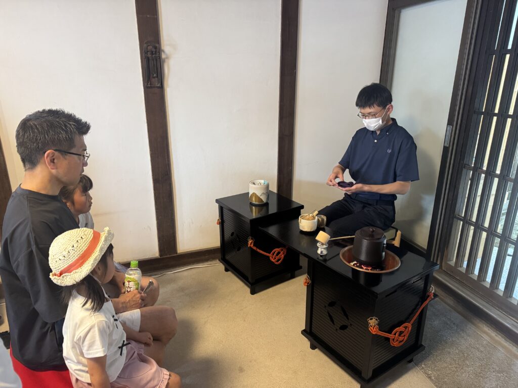 阿知フェス 茶道部お呈茶席